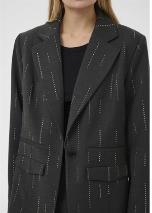 Adira blazer Dark Grey Melange Gestuz 